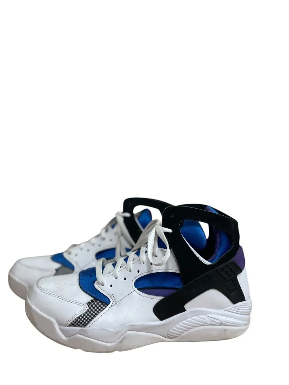 Nike Air Flight Huarache OG 2022 White Varsity Purple FD0183-101 MEn's Sz 12